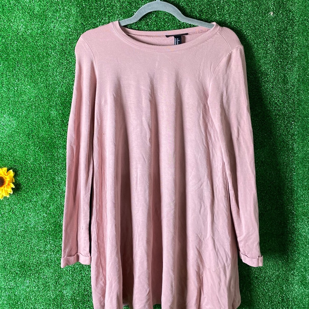 Forever 21 Long Light Pink Dress